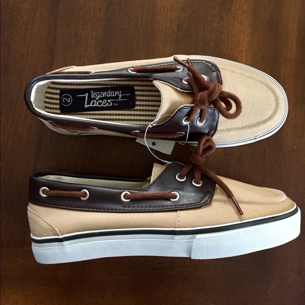 Boat Deck shoes. Boys size 2.